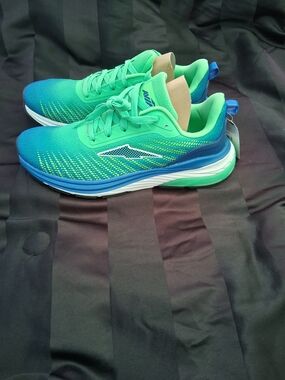 Avia Mens Gradient Green-Blue Athletic Sneakers